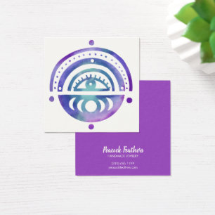 神秘的なムーンズイヤリングネックレスジュエリーディスプレイカード