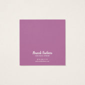 神秘的なムーンズイヤリングネックレスジュエリーディスプレイカード (裏面)