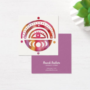 神秘的なムーンズイヤリングネックレスジュエリーディスプレイカード