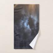 神秘的なムーンタオルセット バスタオルセット (ハンドタオル)