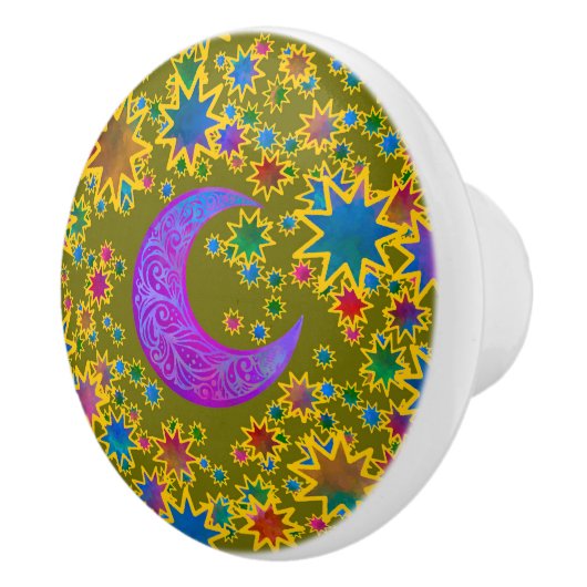 神秘的なムーンハーベスト セラミックノブ (右)