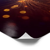 神秘的なムーンライトドラゴンフライのポスター ポスター (コーナー)