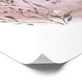 神秘的なムーン赤面ピンクベビー誕生ポスター ポスター (角)