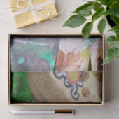 神秘的なメッセージ：草の上のタロットとアラクル 薄葉紙 (ギフト)