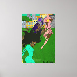 神秘的なメラニン戦士 キャンバスプリント