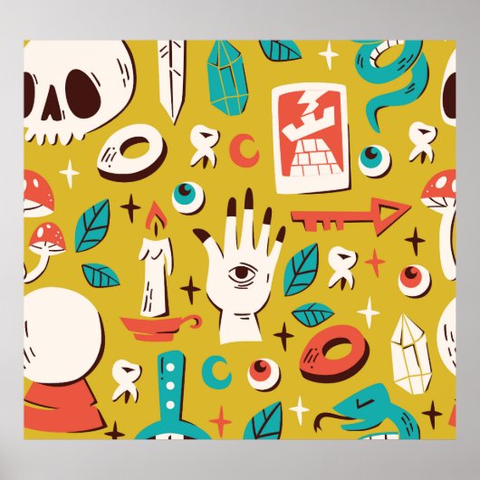 神秘的なメランゲ：オカルトのシームレスな要素 ポスター (正面)