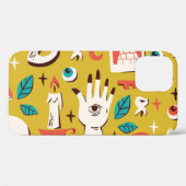 神秘的なメランゲ:オカルトのシームレスな要素 Case-Mate iPhoneケース (裏面 (横))