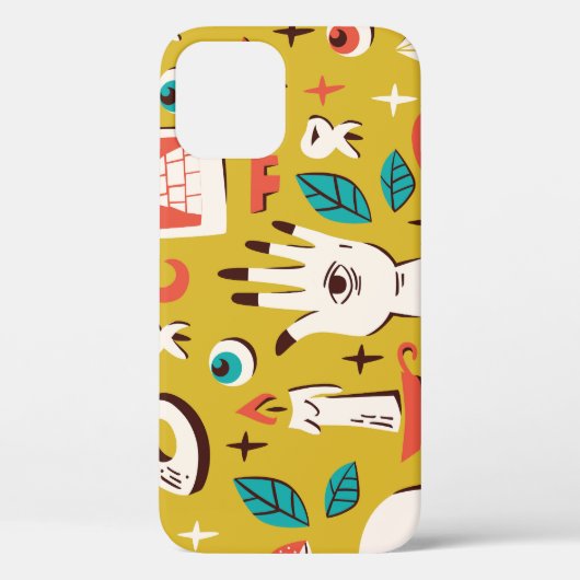 神秘的なメランゲ:オカルトのシームレスな要素 Case-Mate iPhoneケース (裏面)