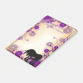 神秘的なユニコーンとライン（黄色、紫） ポストイット (アングル)