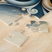 神秘的なユニコーンの渦巻き ジグソーパズル (側面)