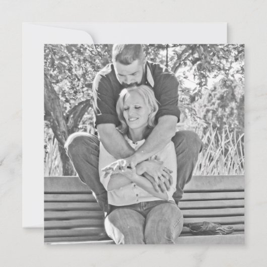 神秘的なユニコーンの結婚式招待状 (裏面)