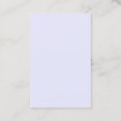 神秘的なラベンダーピンクサンムーン天文学宇宙 名刺 (裏面)