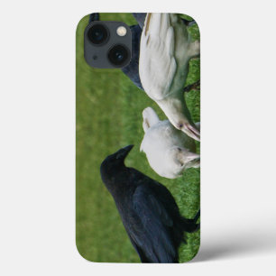 神秘的なラヴェンス白いスピリットRavenコーヴィッド恋人ケース iPhone 13ケース