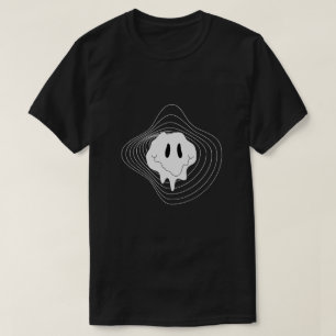 神秘的なリップル幽霊モダン – ミニマルTシャツ Tシャツ