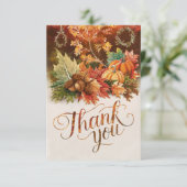 神秘的なリトルオータム秋 サンキューカード (スタンド正面)