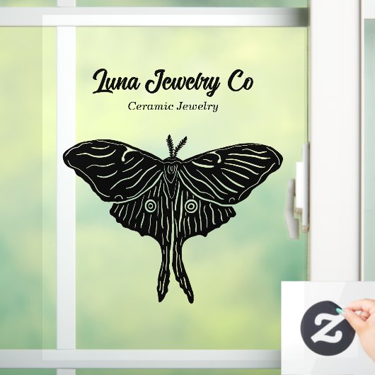 神秘的なルナモスビジネス ウィンドウサイン (ホーム)