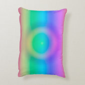 神秘的なレインボーグラデーションアイ アクセントクッション (裏面(縦))