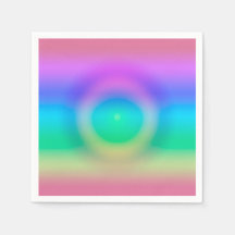 神秘的なレインボーグラデーションアイ