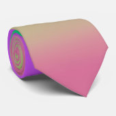 神秘的なレインボーグラデーションアイ ネクタイ (ロール)