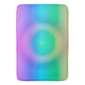 神秘的なレインボーグラデーションアイ バスマット (正面縦)