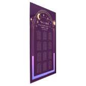 神秘的なレインボープラムサンムーンスターズ結婚ズ メタルプリント (3/4)