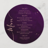 神秘的なレインボープラムサンムーンスターズ結婚宇宙 メニュー (正面)