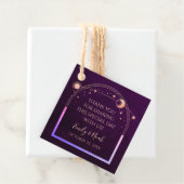 神秘的なレインボー深いプラムサンムーンスターズ結婚ズ フェイバータグ (インサイチュ)