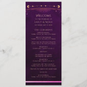 神秘的なレインボー深いプラムサンムーン天文学 プログラム (正面)