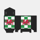 神秘的なレッドケルトのドラゴン国旗 フェイバーボックス (折り畳みなし)