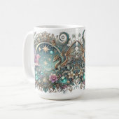 神秘的なレルム魔法のマグカップ コーヒーマグカップ (正面左)