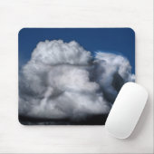 神秘的なワイルドスタリオンの雲の写真アート マウスパッド (マウス)