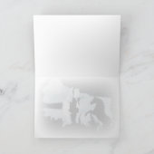 神秘的なワイルドスピリット"シャーマン"グリーティングカード カード (内部)