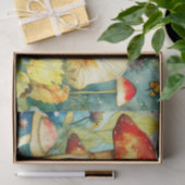 神秘的なワンダーランド大型キノコの切り離し 薄葉紙 (ギフト)