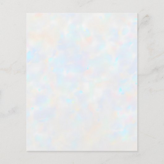 神秘的な三眼の天月ホログラフィー チラシ (裏面)