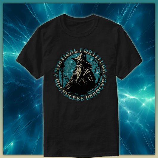 神秘的な不屈の精神、無限の解決ウィザード Tシャツ