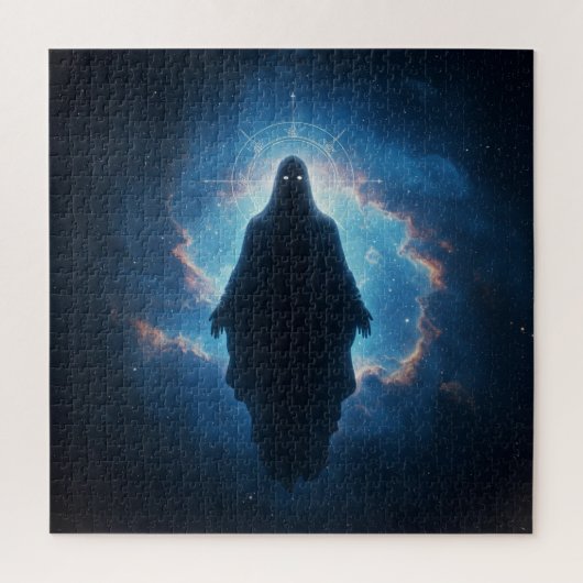 神秘的な不気味な時間のパラドックスの宇宙 ジグソーパズル (縦)