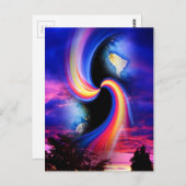 神秘的な世界 3 ポストカード (正面/裏面)