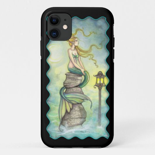 神秘的な人魚と灯篭の幻想芸術 Case-Mate iPhoneケース (裏面)