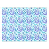 神秘的な人魚の妖精の紫色の生き物セラミックタイル テーブルクロス (正面(横))