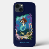 神秘的な人魚の海洋幻想 ブルーシー・ライフ Case-Mate iPhoneケース (裏面)