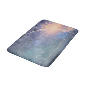 神秘的な光の宇宙天空の夢の輝き バスマット (アングル)