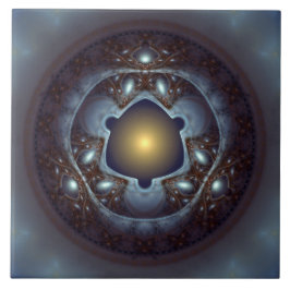 神秘的な光沢パターン タイル