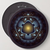 神秘的な光沢パターン 缶バッジ (正面&裏面)