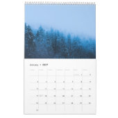 神秘的な冬の風景フォトカレンダー カレンダー (1月 2027)