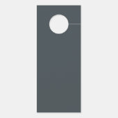 神秘的な冬 |の結婚ゲストは応答不可 ドアノブサイン (裏面)