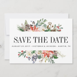 神秘的な冬 |の結婚写真は日付を保存 セーブザデート