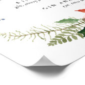 神秘的な冬 |シグネチャーカクテルメニューの署名 ポスター (角)