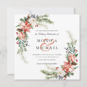 神秘的な冬 |ボタニカル結婚ズ 招待状 (正面)