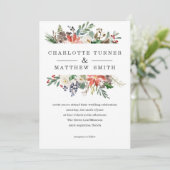 神秘的な冬 |結婚式招待状 招待状 (スタンド正面)