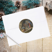 神秘的な出生バイサンドロ・ボッティチェリ・クリスマス ラウンドシール